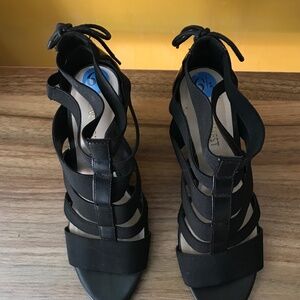 BLACK NINE WEST SHOES sz 6 1/2